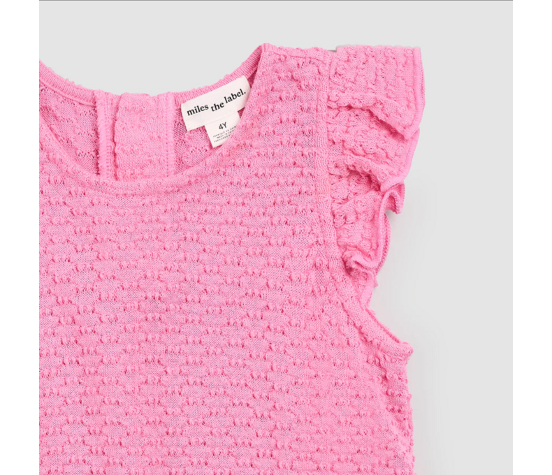 Ruffled Sleeveless Top