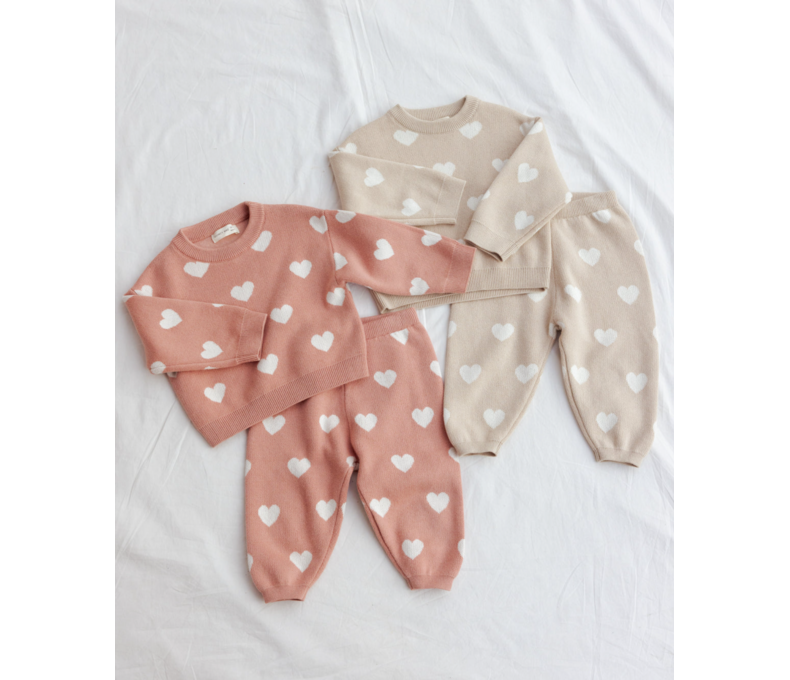 Heart Knit Pants