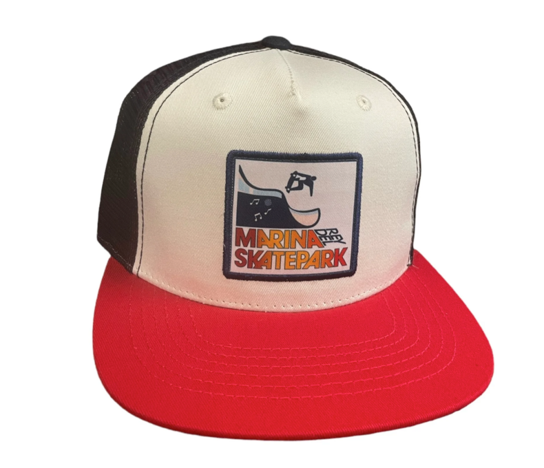 Marina Del Rey Skatepark Hat - Mesh Snapback