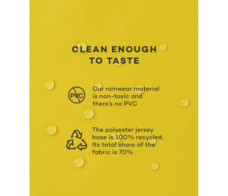 Lampi - Kids' Rubber Rain Jacket