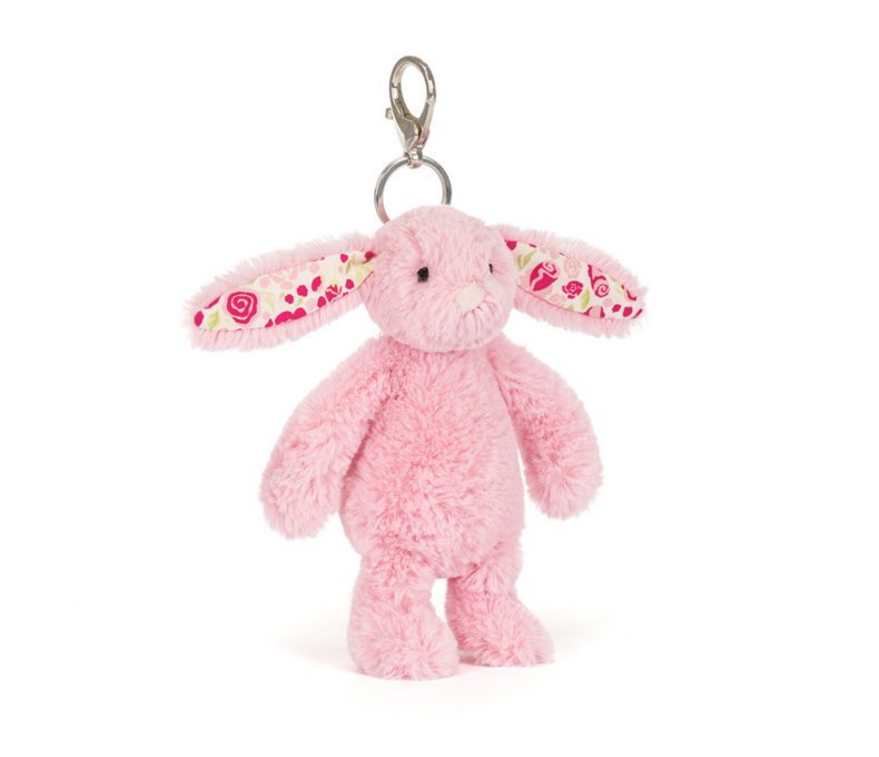 Blushkin Blossom Bunny Bag Charm