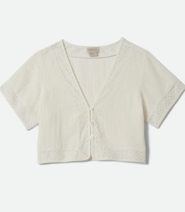 Seaside Eyelet Top
