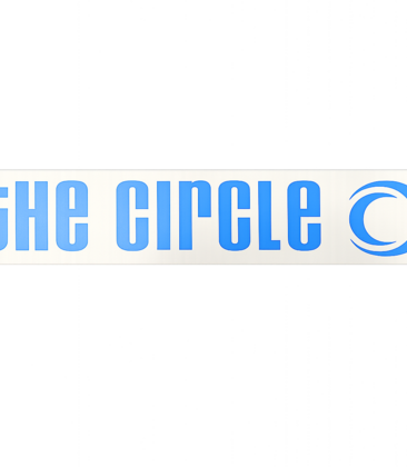 The Circle Text Logo Sticker