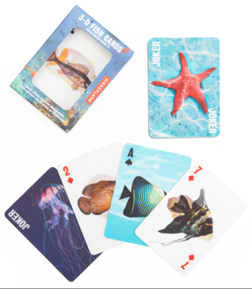 3-D Fish Cards