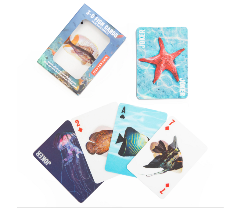 3-D Fish Cards