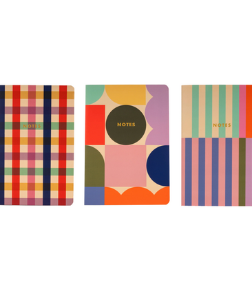 Set of 3 A5 Notebooks