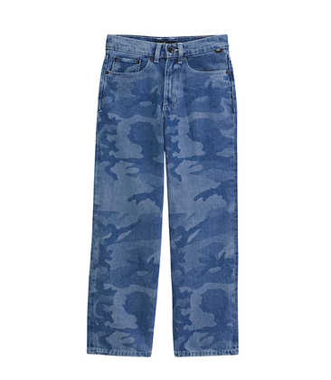 Kids Check 5 Loose Denim Pants