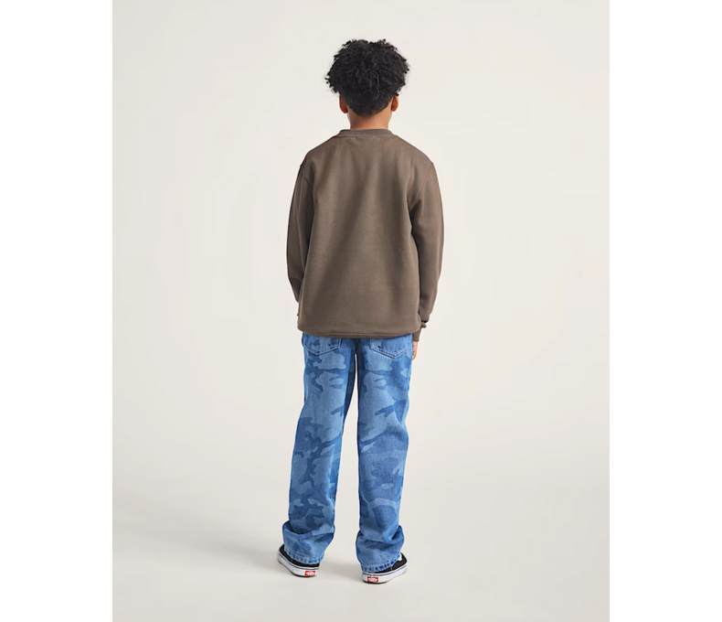 Kids Check 5 Loose Denim Pants
