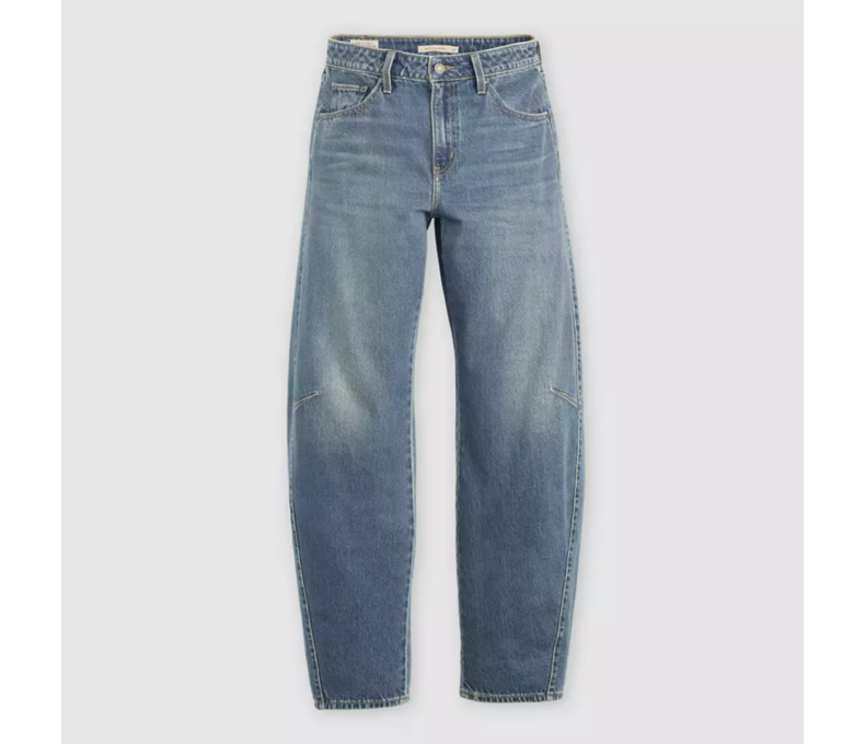 Womens Baggy Dad Barrel Jeans