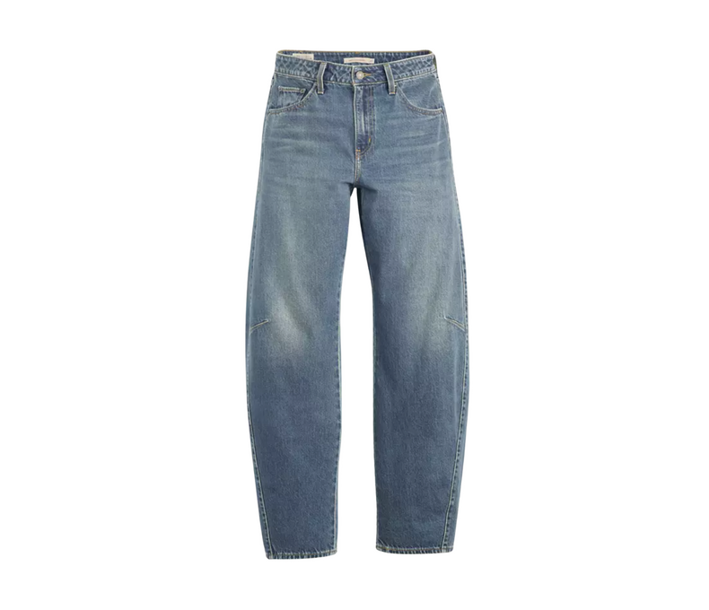 Womens Baggy Dad Barrel Jeans