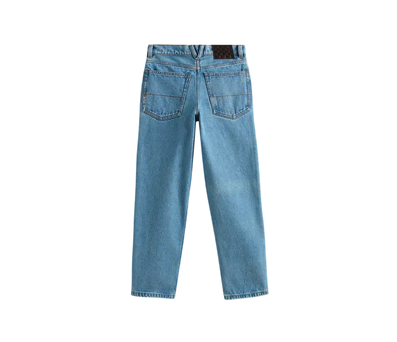 Kids Check 5 Loose Denim Pants