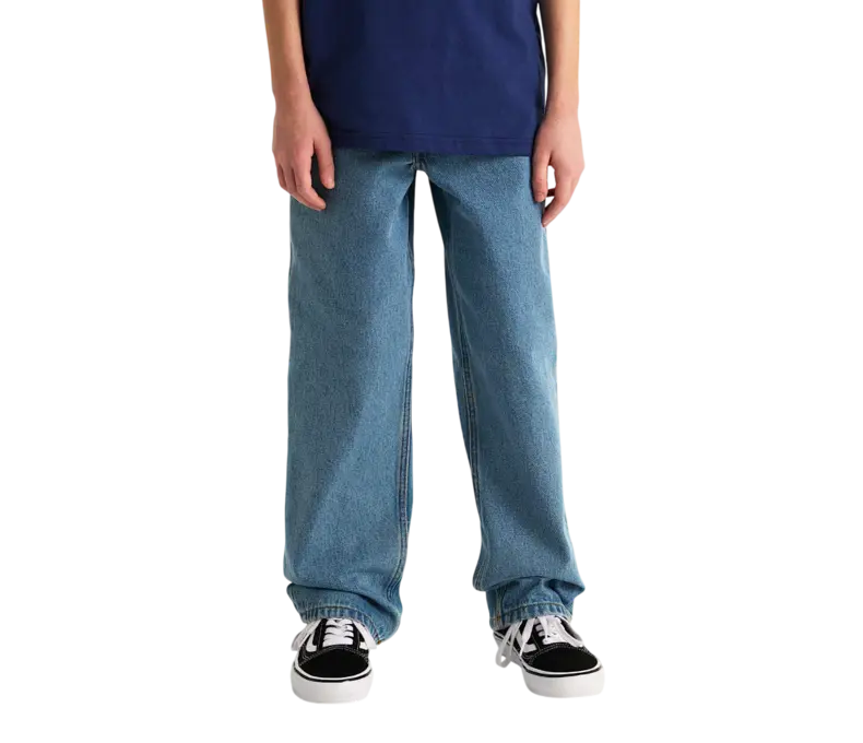 Kids Check 5 Loose Denim Pants