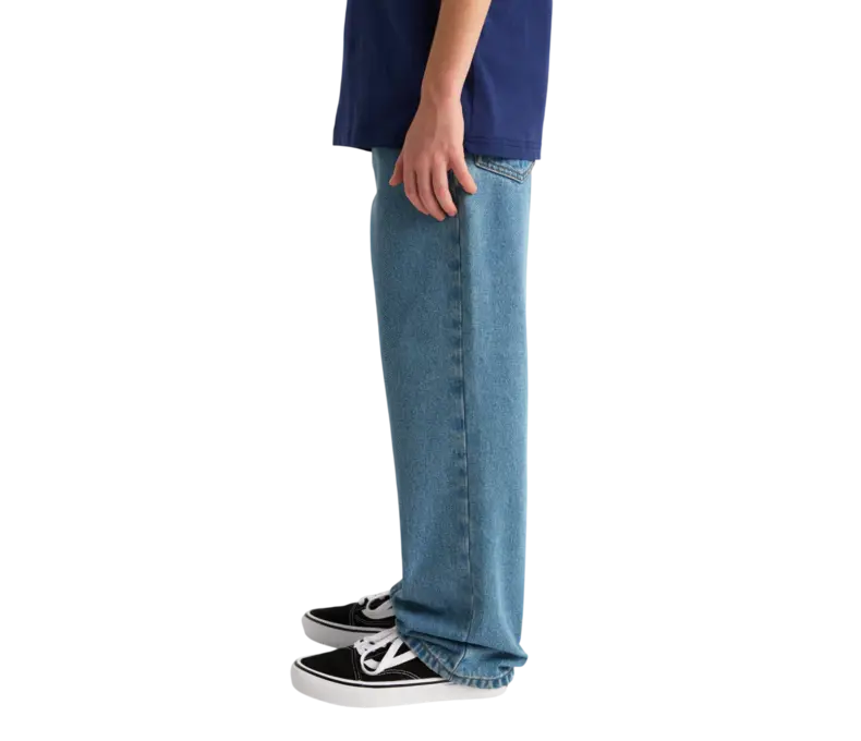 Kids Check 5 Loose Denim Pants