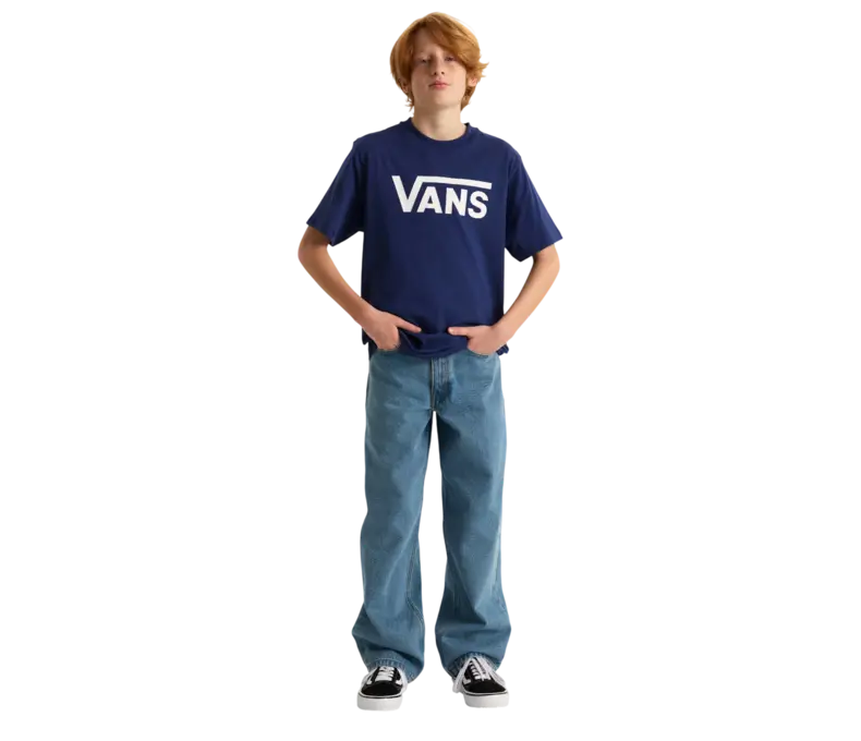 Kids Check 5 Loose Denim Pants