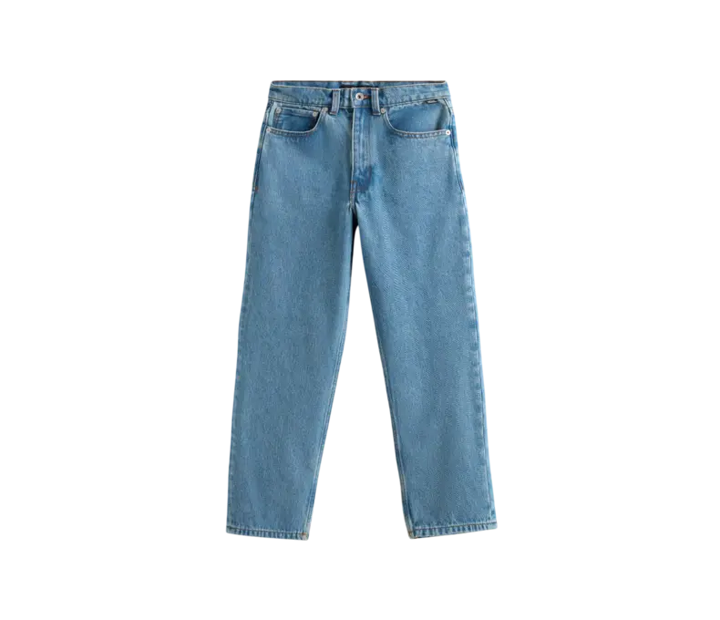 Kids Check 5 Loose Denim Pants