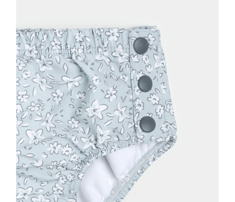 Vintage Flowers Swim Diaper