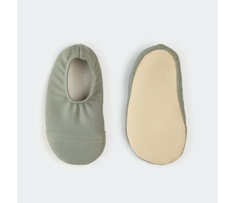 Ribbed Swim Slippers