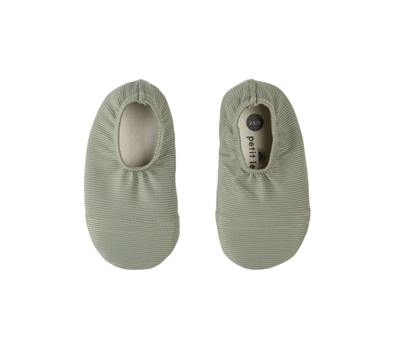 Ribbed Swim Slippers