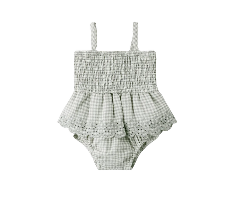 Smocked Skirted Romper