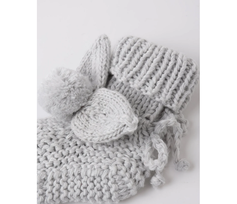 Bunny Knit Booties