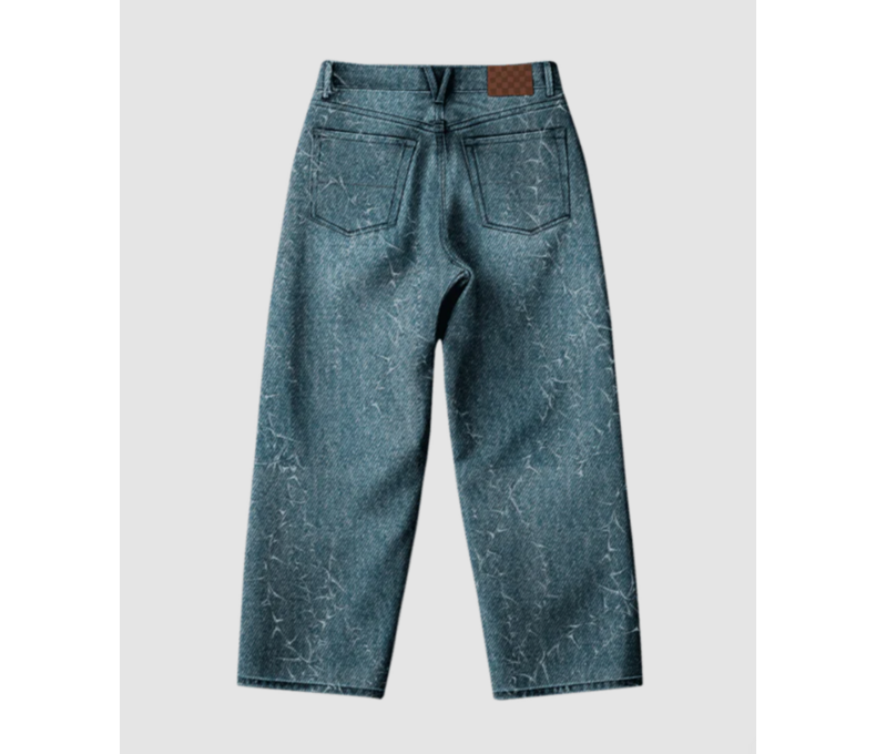 Check-5 Baggy Denim Prickler Pants