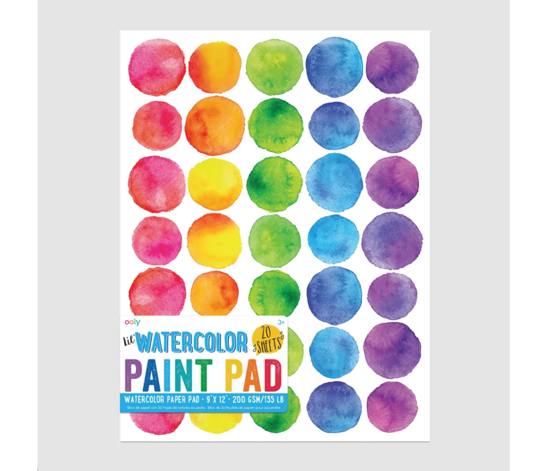 Lil' Watercolor Paint Pad - 20 Sheets