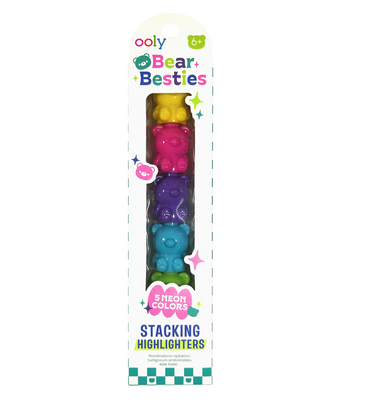Bear Besties Stacking Highlighters - 5 Color