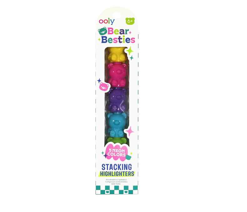 Bear Besties Stacking Highlighters - 5 Color