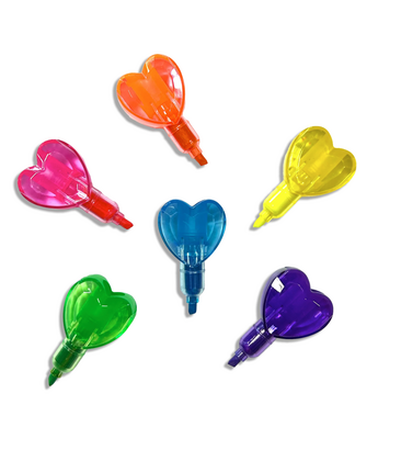 Heart Stacks Stacking Highlighters - 6 Color