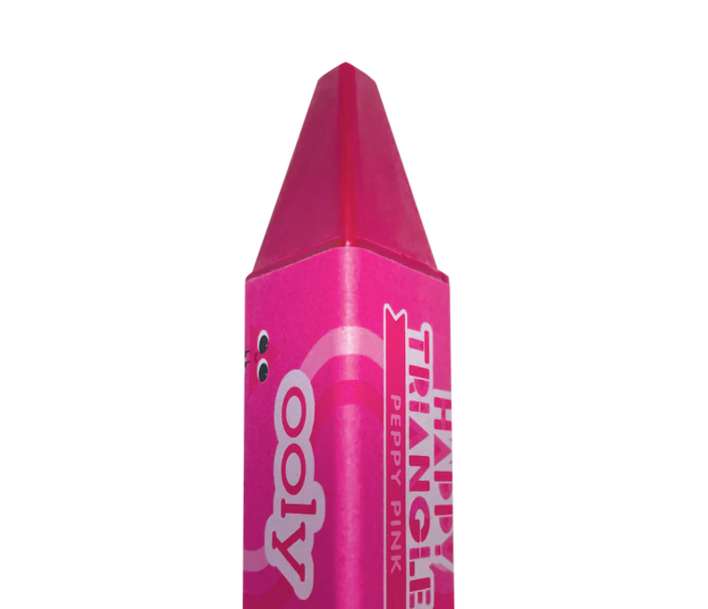 Happy Triangles Jumbo Crayons - Set of 12