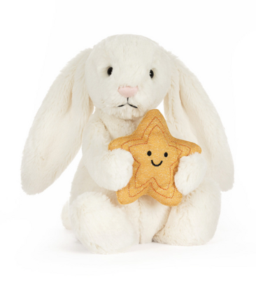 Cream Bunny with Star