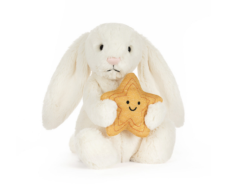 Cream Bunny with Star