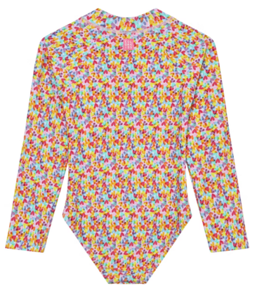 Swimsuit W. Long Sleeve AOP