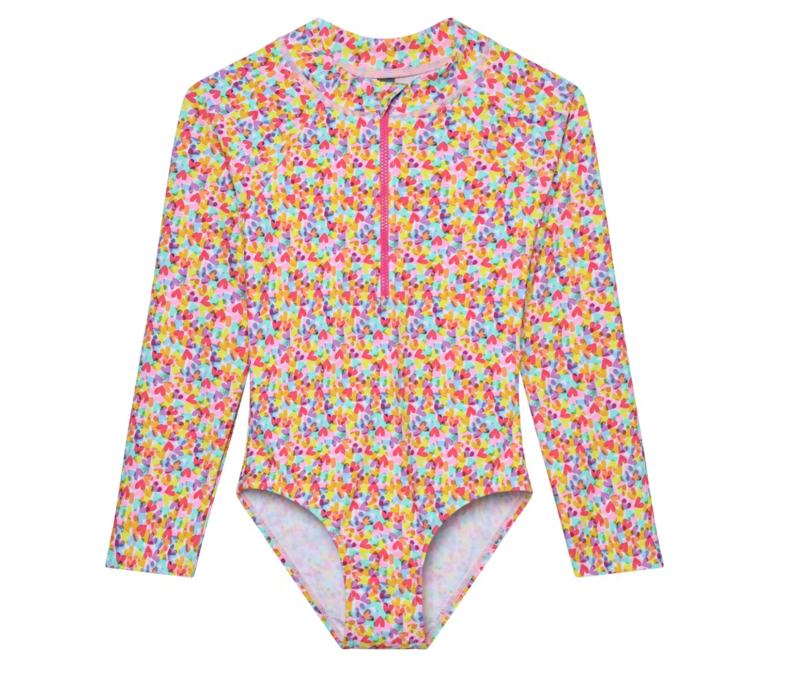 Swimsuit W. Long Sleeve AOP