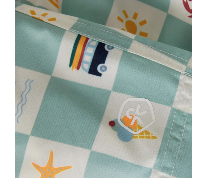 Baby Beachshorts W.Diaper AOP