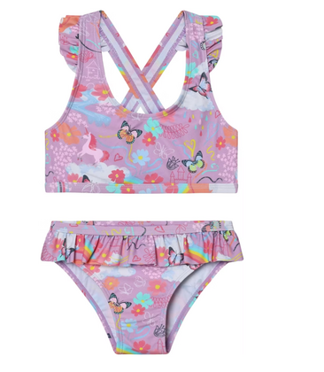 Bikini W. Short Skirt AOP