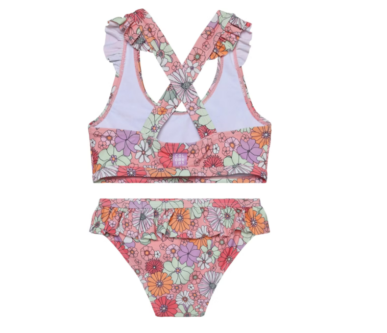 Bikini W. Short Skirt AOP