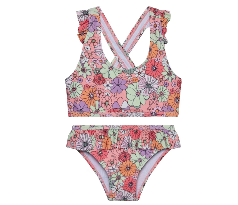 Bikini W. Short Skirt AOP