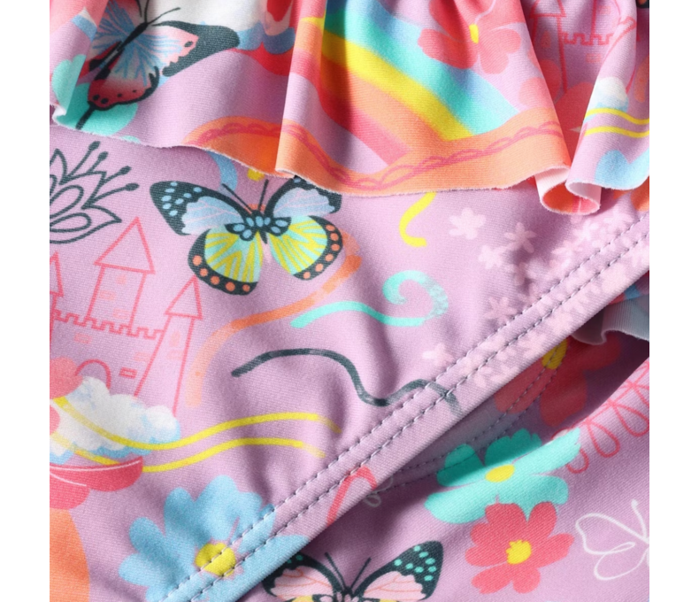 Bikini W. Short Skirt AOP