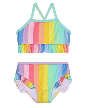 Bikini W. Frills AOP