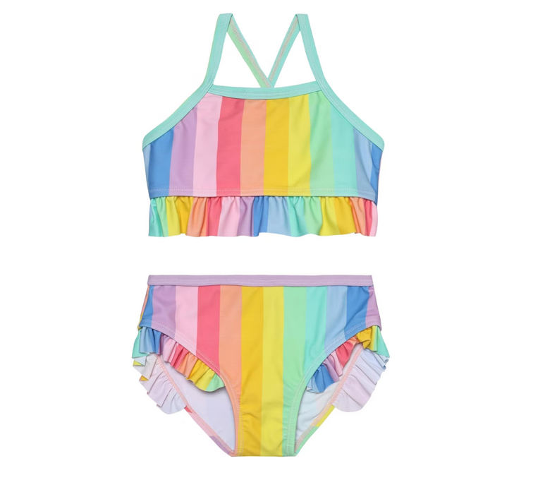 Bikini W. Frills AOP