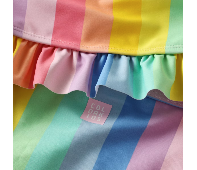 Bikini W. Frills AOP