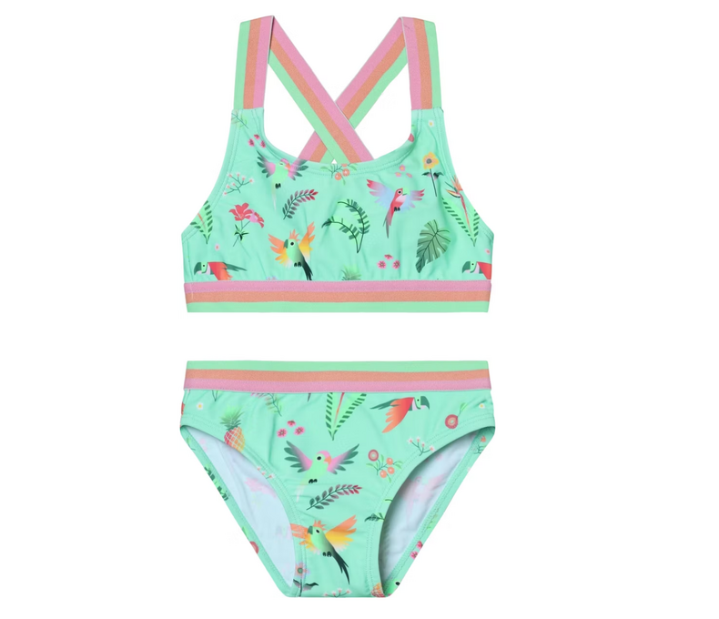 Bikini with Contrast Straps