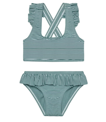 Bikini W. Skirt Seersucker