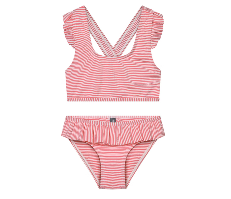 Bikini W. Skirt Seersucker