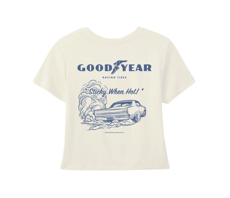 Women's Goodyear Burnout Boxy Crew T-Shirt