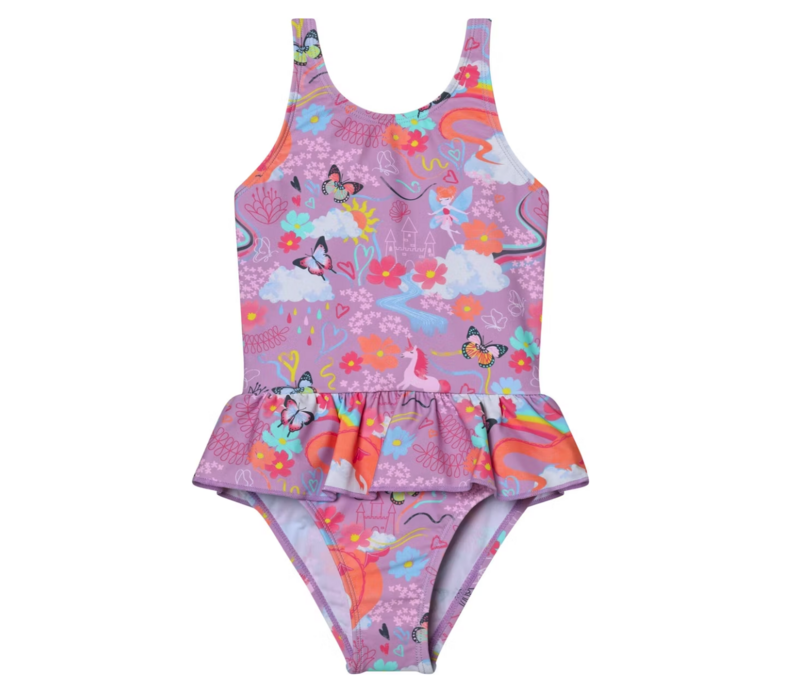 Swimsuit W.Skirt AOP