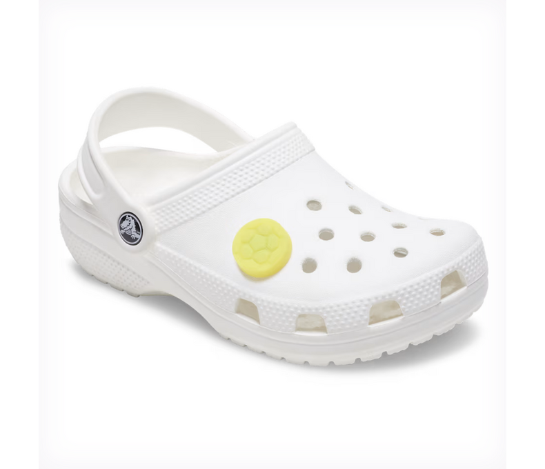 Lights Up Yellow Soccer Ball Jibbitz