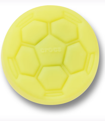 Lights Up Yellow Soccer Ball Jibbitz