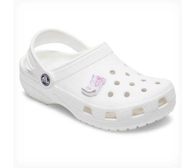 Pink Bow Cowgirl Boots Jibbitz